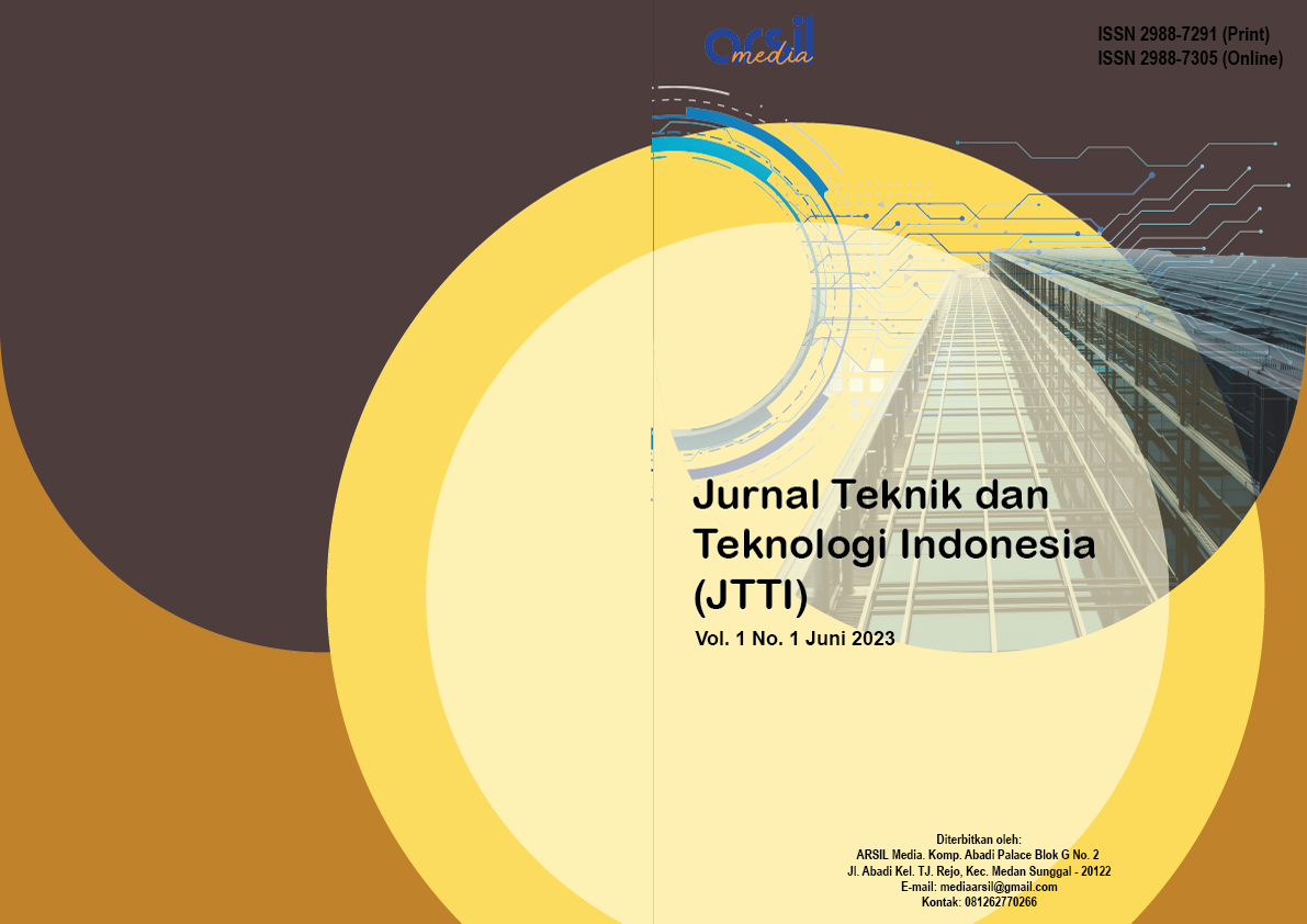 					View Vol. 2 No. 2 (2024): Juni : Jurnal Teknik dan Teknologi Indonesia (JTTI)
				